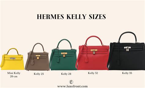 hermes kelly different sizes